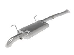 Exhaust System, Rock Basher, Cat-Back, Stainless Steel, Underbody Exit, Polished Tip, Toyota, Kit