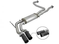 Exhaust System, Rebel Series, Stainless Steel Cat-Back Exhaust System w/Black Tips