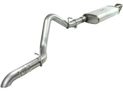 Exhaust System, aFe Mach Force XP, Cat-back, Single, Stainless Steel, Natural, Side Exit, Jeep, 4.0L, Kit