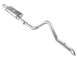 Exhaust System, Mach Force XP, Cat-back, Single, Stainless Steel, Natural, Side Exit, Jeep, 3.6L, Kit