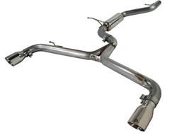 Exhaust System, Mach Force XP, Cat-back, Single In/Dual Out, Stainless, Split Rear Exit, Volkswagen, 2.0L, Kit