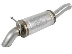 Exhaust System, Rock Basher Series, Cat-back, Stainless Steel, Natural, Underbody Exit, No Tip, Jeep, Kit