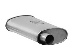 Muffler, Scorpion, Chambered, 2.500 in. Inlet, 2.500 in. Outlet, 18.000 in. Body Length, Universal, Each