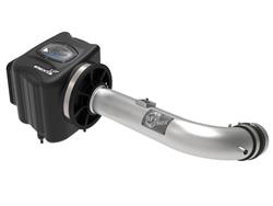 Air Intake Kit, Momentum XP Pro 5R, Aluminum Tube, Brushed, Cotton Gauze Filter, Blue, Cadillac, Chevy, GMC, 5.3L, 6.2L, Kit