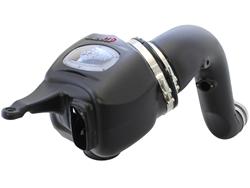Air Intake Kit, Momentum HD Pro 10R, Polyethylene Tube, Black, Cotton Gauze Filter, Blue, Dodge, Ram, 6.7L, Diesel, Kit