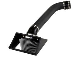 Air Intake Kit, Magnum Force Stage 2 Pro Dry S, Aluminum Tube, Black Wrinkle, Synthetic Filter, Gray, Ford, 5.4L, Kit