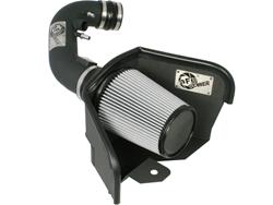 Air Intake Kit, Magnum Force Stage 2 Pro Dry S, Aluminum Tube, Black Wrinkle, Synthetic Filter, Gray, Ford, 5.0L, Kit