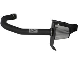 Air Intake Kit, Magnum Force Stage 2 Pro Dry S, Aluminum Tube, Black Wrinkle, Synthetic Filter, Gray, Chrysler, Dodge, 3.6L, Kit