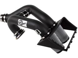 Air Intake Kit, Magnum Force Stage 2 Pro Dry S, Polyethylene Tube, Black, Synthetic Filter, Gray, Ford, 3.5L, Kit