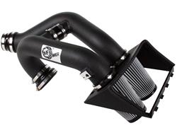 Air Intake Kit, Magnum Force Stage 2 Pro Dry S, Aluminum Tube, Black, Synthetic Filter, Gray, Ford, 3.5L, Kit