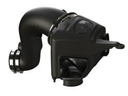 Air Intake Kit, Momentum HD Pro Dry S, Polyethylene Tube, Black, Synthetic Filter, Gray, Dodge, 6.7L, Diesel, Kit