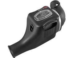 Air Intake Kit, Momentum HD Pro Dry S, Polyethylene Tube, Black, Synthetic Filter, Gray, Ford, 6.0L, Diesel, Kit