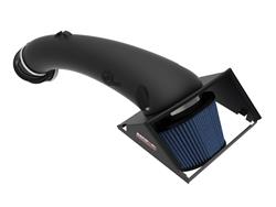 Air Intake Kit, Rapid Induction Pro 5R, Polyethylene Tube, Black, Cotton Gauze, Blue, Ford, 5.0L, Kit