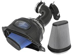 Air Intake Kit, Black Series Momentum, Pro Dry S/Pro 5R, Carbon Fiber Tube, Cotton Gauze/Synthetic Filter, Blue/Gray, Chevy, 6.2L, Kit