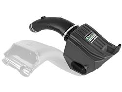 Air Intake Kit, Quantum Pro 5R, Polyethylene Tube, Black, Cotton Gauze Filter, Blue, Ford, Kit