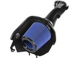 Air Intake Kit, Magnum Force Stage 2 Pro 5R, Polyethylene Tube, Black, Cotton Gauze Filter, Blue, Jeep, 3.6L, Kit