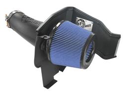 Air Intake Kit, Magnum Force Stage 2 Pro 5R, Polyethylene Tube, Black, Cotton Gauze Filter, Blue, Chrysler, Dodge, 6.4L, Kit