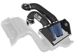 Air Intake Kit, Magnum Force Stage 2 XP Pro 5R, Aluminum Tube, Black Wrinkle, Cotton Gauze Filter, Blue, Ford, 3.5L, Kit