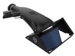 Air Intake, Magnum Force Stage 2 Pro 5R, Black Tube, Cotton Gauze Filter, Blue, Ford, Truck, Each