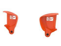 Air Scoops, Magnum Force Dynamic, Polyethylene, Orange, BMW, Pair