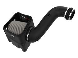 Air Intake Kit, Magnum Force Stage 2 Pro Dry S, Polyethylene Tube, Black, Synthetic Filter, Gray, Chevy, GMC, 6.6L, Kit