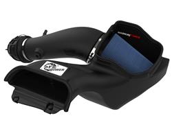 Air Intake Kit, Magnum Force Stage 2 Pro 5R, Polyethylene Tube, Black, Cotton Gauze Filter, Blue, Ford, Kit