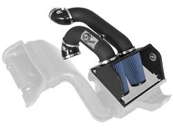 Air Intake Kit, Magnum Force Stage 2 ST Pro 5R, Aluminum Tube, Black Wrinkle, Cotton Gauze Filter, Blue, Ford, 3.5L, Kit