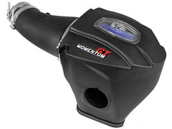 Air Intake Kit, Momentum GT Pro 5R, Polyethylene Tube, Black, Cotton Gauze Filter, Blue, Chrysler, Dodge, 6.4L, Kit