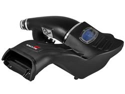 Air Intake Kit, Momentum GT Pro 5R, Polyethylene Tube, Black, Cotton Gauze Filter, Blue, Ford, 2.7L, 3.5L, Kit