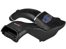 Air Intake Kit, Momentum GT Pro 5R, Polyethylene Tube, Black, Cotton Gauze Filter, Blue, Ford, 5.0L, Kit