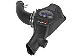 Air Intake Kit, Momentum GT Pro 5R, Polyethylene Tube, Black, Cotton Gauze Filter, Blue, Ford, 3.7L, Kit