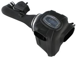 Air Intake Kit, Momentum GT Pro 5R, Polyethylene Tube, Black, Cotton Gauze Filter, Blue, for Infiniti, for Nissan, 5.6L, Kit