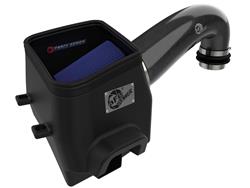 Air Intake Kit, Track Series, Carbon Fiber Tube, Pro 5R Cotton Gauze Filter, Blue, Ram, 5.7L, Kit