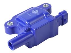 Ignition Coil, SCORCHER High-Performance, Coil Pack Style, Female/Socket, Square, Blue, Cadillac, Chevy, GMC, Each