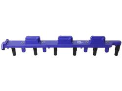 Ignition Coil, SCORCHER High-Performance, Coil Pack Style, Female/Socket, Rectangular, Blue, Jeep, Each