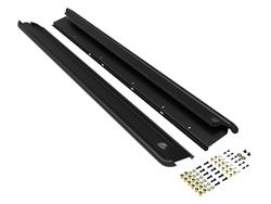 Side Steps, Terra Guard Off Road Slider Series, Steel, Black Textured Powdercoated, Mounting Hardware, Large Step Pad, Subaru, Pair