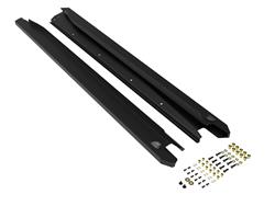 Side Steps, Terra Guard Off Road Trail Step, Steel, Black Textured Powdercoated, Mounting Hardware, Large Step Pad, Subaru, Pair