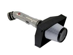 Air Intake Kit, Takeda Stage 2 Pro Dry S, Short Ram, Clear Anodized Aluminum Tube, Synthetic Filter, Gray, for Infiniti, 3.5L, Kit