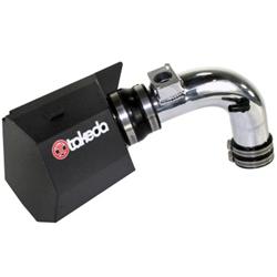 Air Intake Kit, Takeda Stage 2 Pro Dry S, Short Ram, Clear Anodized Aluminum Tube, Synthetic Filter, Gray, Mitsubishi, 2.4L, Kit