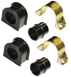 Bushings, Front/Rear Sway Bar, Polyurethane/Delrin, Black, 1.50 in./38.10mm Diameter, Universal, Pair