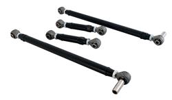 Suspension System, Double Adj. R-Joint Upgrade Kit for 64-70 Mustang (New Design - Bars Canted Outward). Double adjustable upper and lower bars. Inc