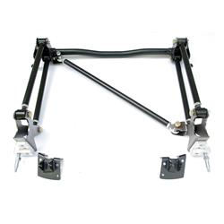 Bolt-On 4 Link System, Double Adjustable R-Joints, 1955-57 Chevy with 1-Piece Frame, Kit