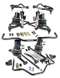 Air Suspension Kit, CoolRide, Front and Rear Control Arms, Panhard Bar, 59-64 Chevy B-body, Kit