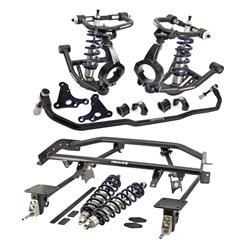 Suspension Kits, RideTech, HQ Coil-Over System, 1967-1969 GM F-Body, Hub Spindles, 4-Link Suspension, Hardware, Chevy, Pontiac, Camaro, Firebird, Kit