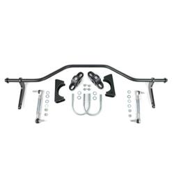 Sway Bars, MuscleBar, Rear, Solid, Steel, Black, 0.750 in. Diameter, Chevrolet, Pontiac, Kit