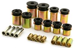 Control Arm Bushings, StreetGRIP, Front, Upper/Lower, Delrin, Black, Buick, Chevrolet, GMC, Oldsmobile, Pontiac, Kit