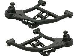 Control Arms, StrongArm, Steel, Black Powdercoated, Buick, Chevy, Oldsmobile, Pontiac, Front Lower, Kit