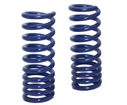 Coil Springs, StreetGrip, Lowered Ride Height, Front, 2.00 in. Front Spring Lowered Amount, Progressive Rate, Blue, Buick, Chevy, Olds, Pontiac, Pair