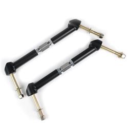 Trailing Arm Mount Braces, Rear, Adjustable, Steel, Black Powdercoated, Buick, Chevrolet, Oldsmobile, Pontiac, Pair