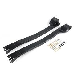 Subframe Connectors, Bolt-On, Black Powdercoat, Steel, Buick, Oldsmobile, Pontiac, Chevrolet, Pair
